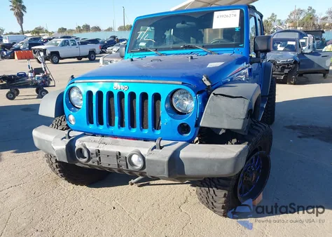 2016 Jeep Wrangler Unlimited Sport z USA, uszkodzony, nr VIN 1C4BJWDG9GL177865